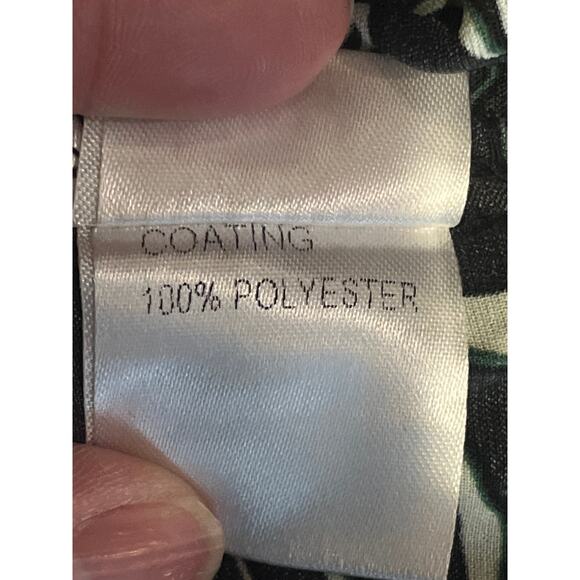 Nasty Gal NEW Black Abstract Swirl Print Wide Leg Pant Small - Picture 4 of 6